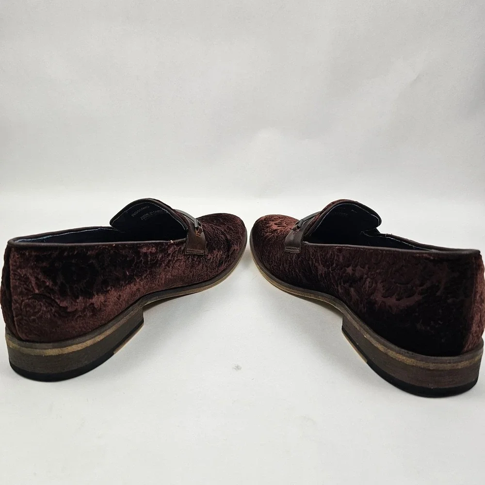 Robert Graham Jozo RG5598S Mens Brown Loafers & Slip Ons Casual Shoes 9.5 R:$268